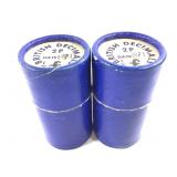 2 Rolls 1971 British 2 Pence Coins