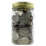 Jar of 1976 Bicentennial Coins