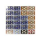 24 Sets Proof Quarters 1999-2019
