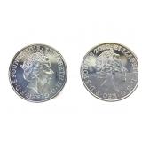 2 Silver UK 5 Pound Coins - Lot 5 of 10