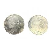 2 Silver UK 5 Pound Coins - Lot 7 of 7