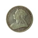 1899 GB 2 Shillings (Florin)  KM 781