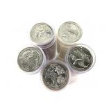 5 Rolls Unc 2018 S Quarters