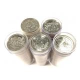 5 Rolls Unc 2016-S Quarters