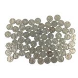 Approx 70 Buffalo Nickels; some without Dates