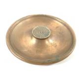 Copper Ashtray with 1948 UK Half Penny