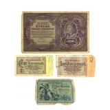 4 Pieces World Currency Pre-1940