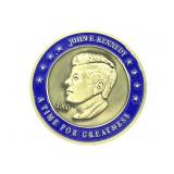 J F Kennedy Presidential Token Challenge Coin