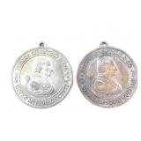 2 Reproduction 1834 Pierre Chouteau & Co. Medal