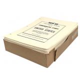 Empty 1965 White Ace US Stamp Album Pages