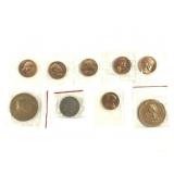 9 Presidential Medals and Tokens
