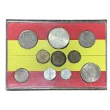 Spain Type Set - 10 Coin