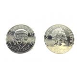 2 Silver UK 5 Pound Coins - Lot 10 of 11