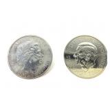2 Silver UK 5 Pound Coins - Lot 8 of 11