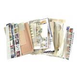 Goldmine of World and US Unused Stamps in shoebox