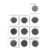 Collection of 10 Early Tokens from Great Britain
