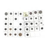 Collection of 33 Great Britain Coins; some Silver