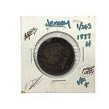 1877 Jersey 1/24 Shilling