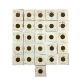 26 Lincoln Cents 1909 - 1920