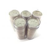 5 Rolls Uncirculated US Quarters - 2013 & 2017