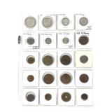 20 Piece Collection of 1942 Coins from Around the