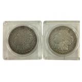 2 1921 Morgan Dollars