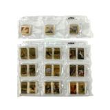 21 Gold Plated Somali 25 Shilling Bars
