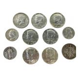 Lot of 11 Silver US Coins