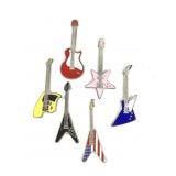 6 Somalia Coins Shaped as Guitars