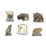 6 Somalia Coins Shaped as Amimals