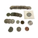 Lot of Various Denomination US Coins