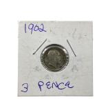 1902 GB 3 Pence KM 797.1