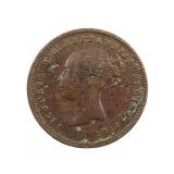 1843 GB 1/2 Farthing  Nice Condition