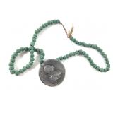 Repro 1809 King George III Token on Necklace