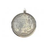 1921 Morgan Dollar in Bezel