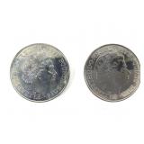 2 Silver UK 5 Pound Coins - Lot 2 of 10