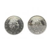 2 Silver UK 5 Pound Coins - Lot 10 of 10