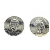 2 Silver UK 5 Pound Coins - Lot 1 of 7