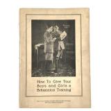 How to Give Boys Girls Britannica Training 1911