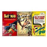 3 Batman Tarzan + Fiction, Comics Rack Size