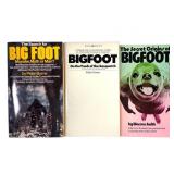 3 Bigfoot, Sasquatch Rack Size Paperbacks