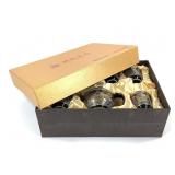 NOS Shunlong Porcelain Tea Set In Original Box