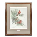 William Zimmerman Signed Etching Print Brown Co