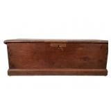 Fine Antique Solid Wood Plank Trunk