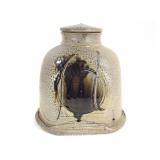 June Onesti Salt Glazed Ceramic Lidded Urn