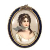 Miniature Portrait On Ceramic
