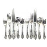 Gorham Sterling Flatware 470g La Scala Pattern 2/6