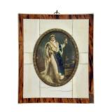 Miniature Portrait In Ivory Frame