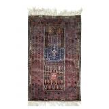 Purple Blue Rug 55 1/2"L x 36"W