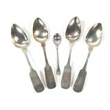 196g+ Coin Silver Spoons